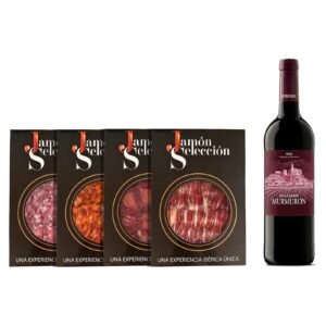 Pack Degustación Jamón Selección y Vino Rioja